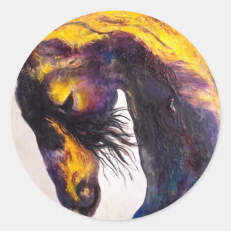 Piscean Eclipse Ronde Sticker