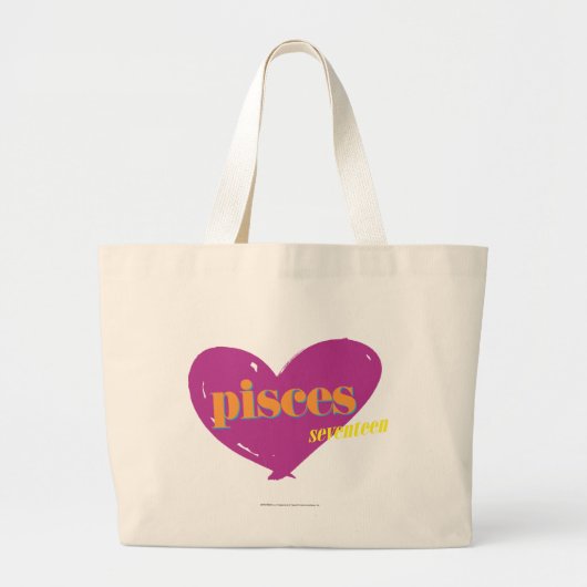 Pisces 2 grote tote bag (Voorkant)