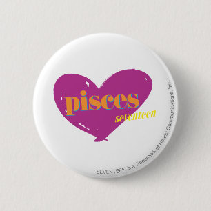 Pisces 2 ronde button 5,7 cm