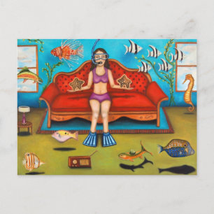 Pisces #3 briefkaart