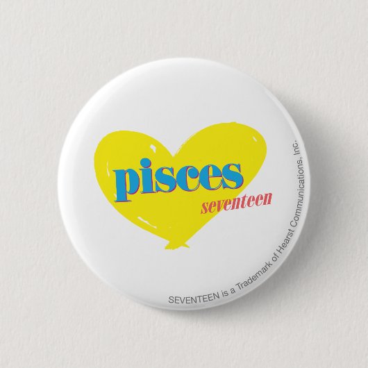 Pisces 3 ronde button 5,7 cm (Voorkant)