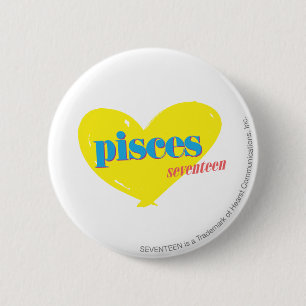 Pisces 3 ronde button 5,7 cm