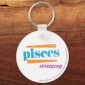 Pisces Aqua Sleutelhanger (Voorkant)