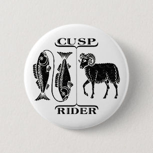 Pisces/Aries Ronde Button 5,7 Cm