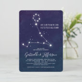 Pisces Astrology Baby shower Kaart (Staand voorkant)