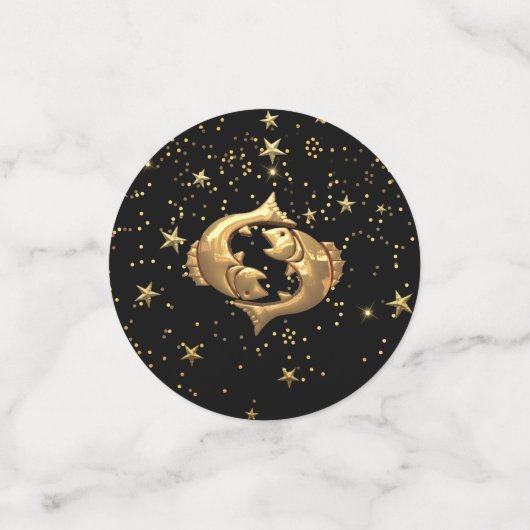 Pisces Astrology Confetti (Kleine voorkant)