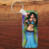 Pisces Belly Dancer Art Sleutelhanger (Voorkant)
