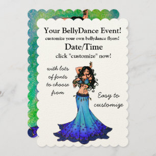 Pisces Belly Dancer Kaart