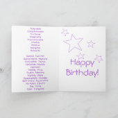 PISCES BIRTHDAY KAART (Binnen)