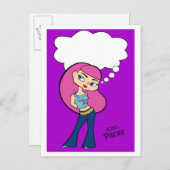 Pisces Briefkaart (Voorkant / Achterkant)