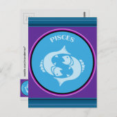 Pisces Briefkaart (Voorkant / Achterkant)