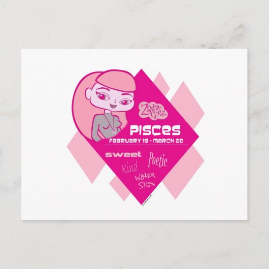 Pisces Briefkaart (Voorkant)