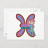 Pisces Briefkaart (Voorkant / Achterkant)