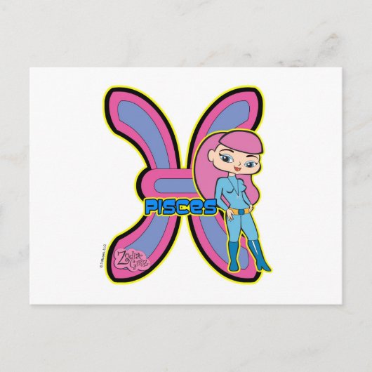 Pisces Briefkaart (Voorkant)