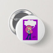 Pisces Button (Voorkant /achterkant)