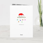 Pisces Carte de Noël. (Dos)