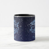 Pisces Constellation and Zodiac Sign met sterren Mok (Midden)