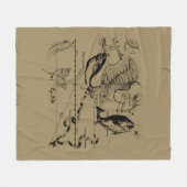 Pisces Constellation Hevelius 1690 feb19 - maart 2 Fleece Deken (Voorkant (Horizontaal))