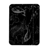 Pisces Constellation Map door Hevelius 1690 Magneet (Verticaal)