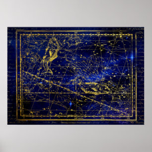 pisces constellation poster