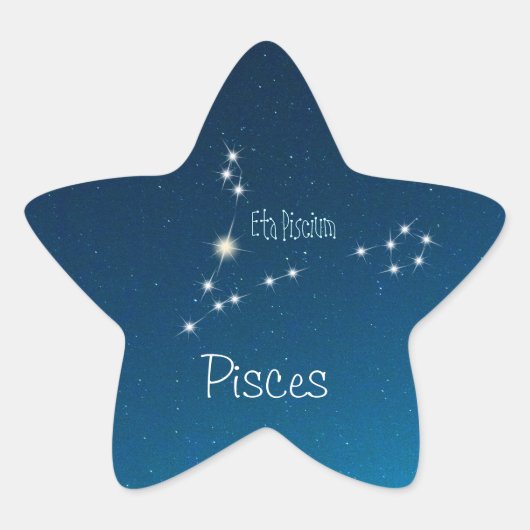 Pisces Constellation Stickers (Voorkant)
