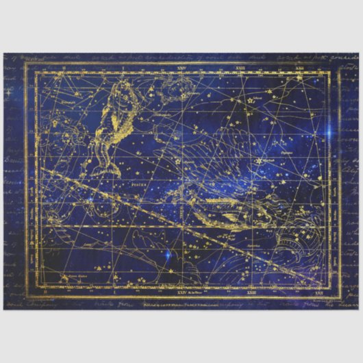 pisces constellation tissue paper tissuepapier (Voorkant)