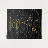 Pisces Constellation Wandkleed (Voorkant (horizontaal))