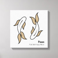 Pisces de tweelingvis gepersonaliseerd zodiaal