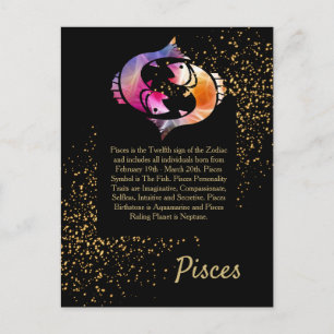Pisces de vis briefkaart