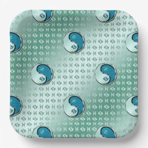 Pisces de vis papieren bordje