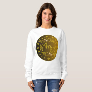 Pisces Dierenriem Embleem Minimaal Hemels Symboo Trui