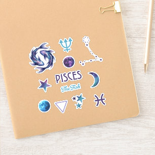 Pisces Dierenriem Sticker Collectie