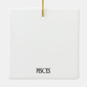 Pisces Disco Fish Pun Christmas Ornament (Achterkant)