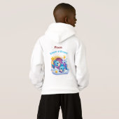 Pisces Dream Keeper Zodiac Kids Hoodie Pullover (Achterkant volledig)