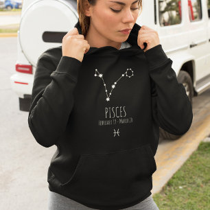 Pisces   Gepersonaliseerde Zodiac Constellation Ho Hoodie