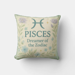 Pisces Geschenk Kussen – Dromer van de Zodiac Astr