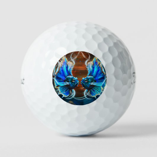 Pisces, geslepen golfballen (Voorkant)
