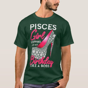 Pisces Girl die mijn verjaardag ingaat als een baa T-shirt