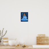 Pisces Goddess met Ruling Planet Neptune Poster (Keuken)