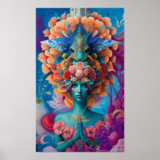 Pisces Goddess Poster (Voorkant)