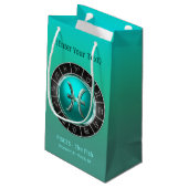 Pisces - het Horoscoopsymbool van de vis Klein Cadeauzakje (Achterkant Gekanteld)