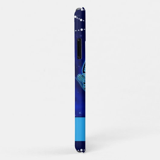 Pisces in Dark Blue Hoesje-Mate iPhone Case (Achterkant/rechts)