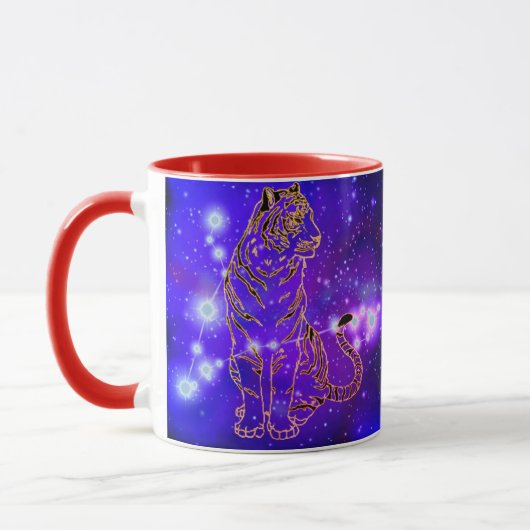 Pisces in het jaar van de tijger mok (Links)