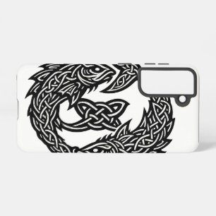 Pisces Keltisch Tweestroom‑Symbool BurnsInHell I Samsung Galaxy Hoesje