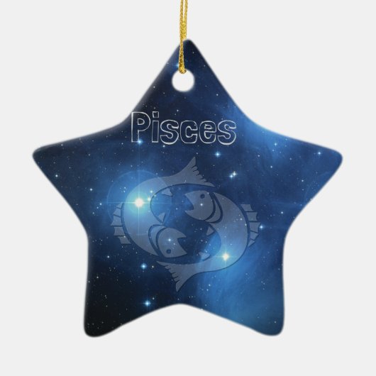 Pisces Keramisch Ornament (Voorkant)