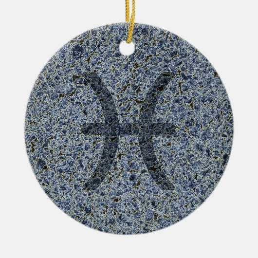 pisces keramisch ornament (Voorkant)