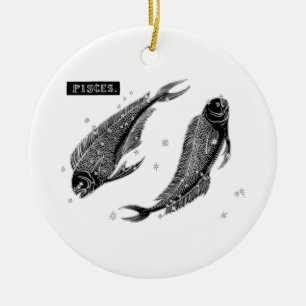 pisces keramisch ornament