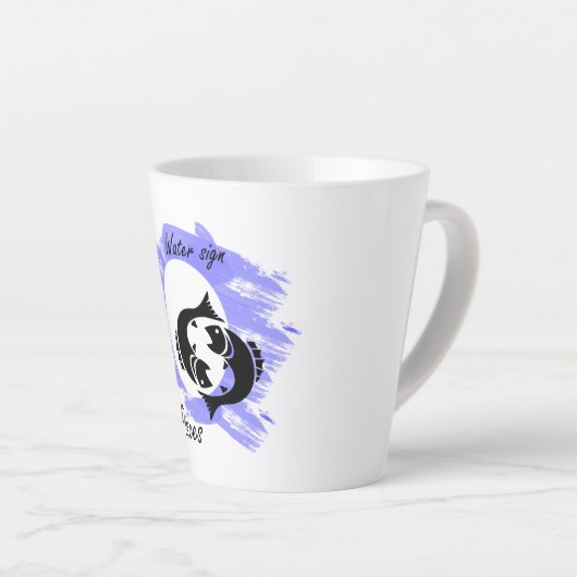 Pisces Latte Mok (Rechterhoek)