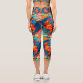 Pisces Leggings Zodiac Capri (Verso)