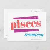 Pisces LtRoze Briefkaart (Voorkant / Achterkant)